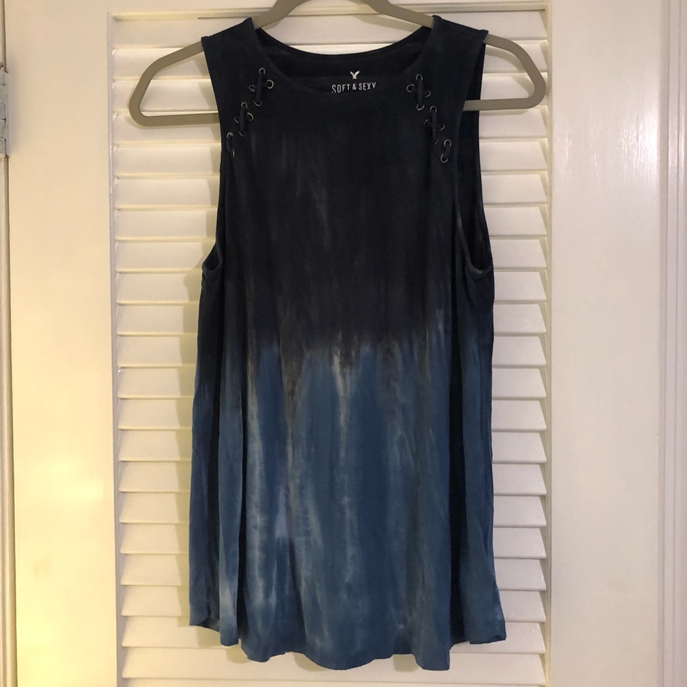 American Eagle tie dye tank top